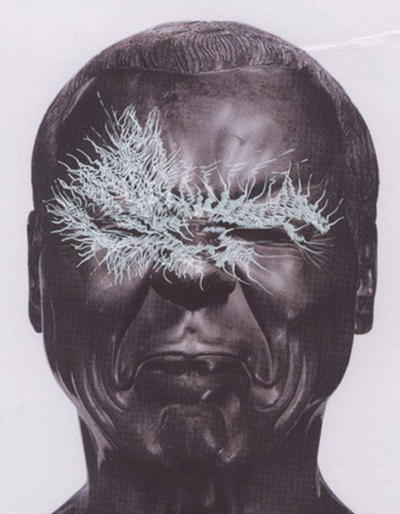 Ectoplastic drawings over the Franz Messerschmidt's 